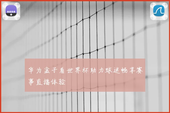 华为盒子看世界杯助力球迷畅享赛事直播体验