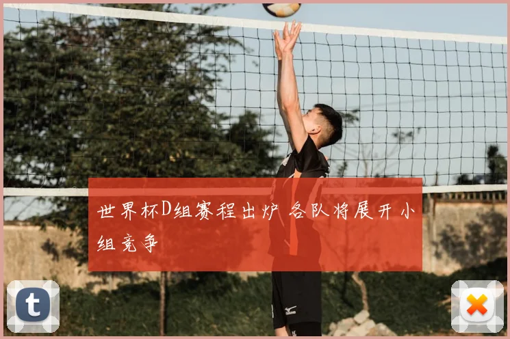 世界杯D组赛程出炉 各队将展开小组竞争