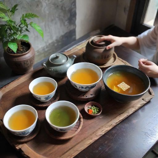 精致的广式茶点，色香味俱全