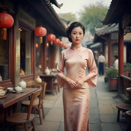 龙华街头充满烟火气的茶肆