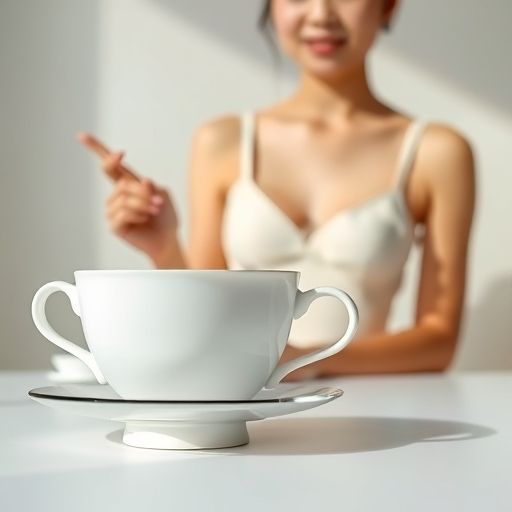 精致茶具特写