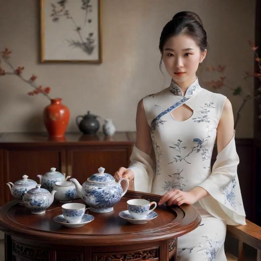 高档茶具展示