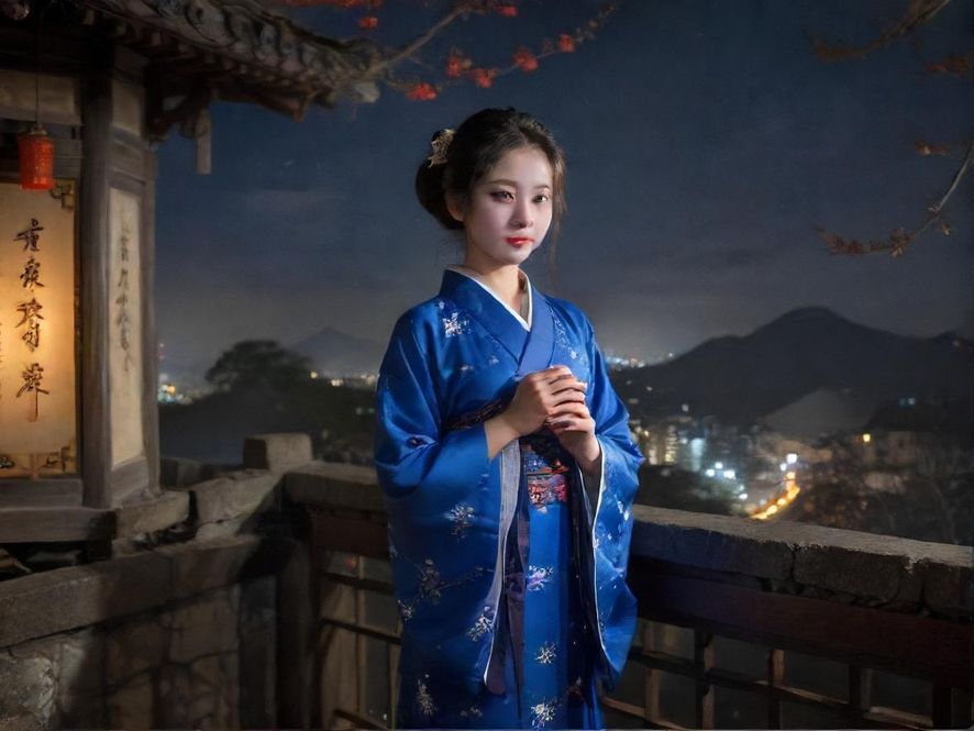 广州夜景，高楼林立，灯火辉煌，充满未来感。