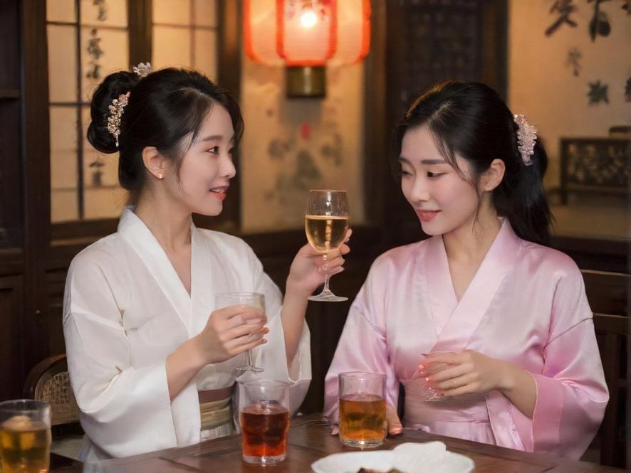 东莞夜场会所内部，华丽而充满活力的氛围