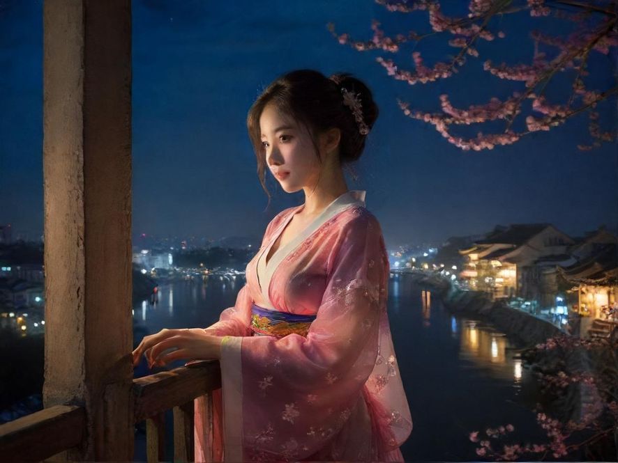 温州夜晚的街头，霓虹灯闪烁，车辆穿梭，展现出都市的繁华与活力，暗示着丰富的夜生活。