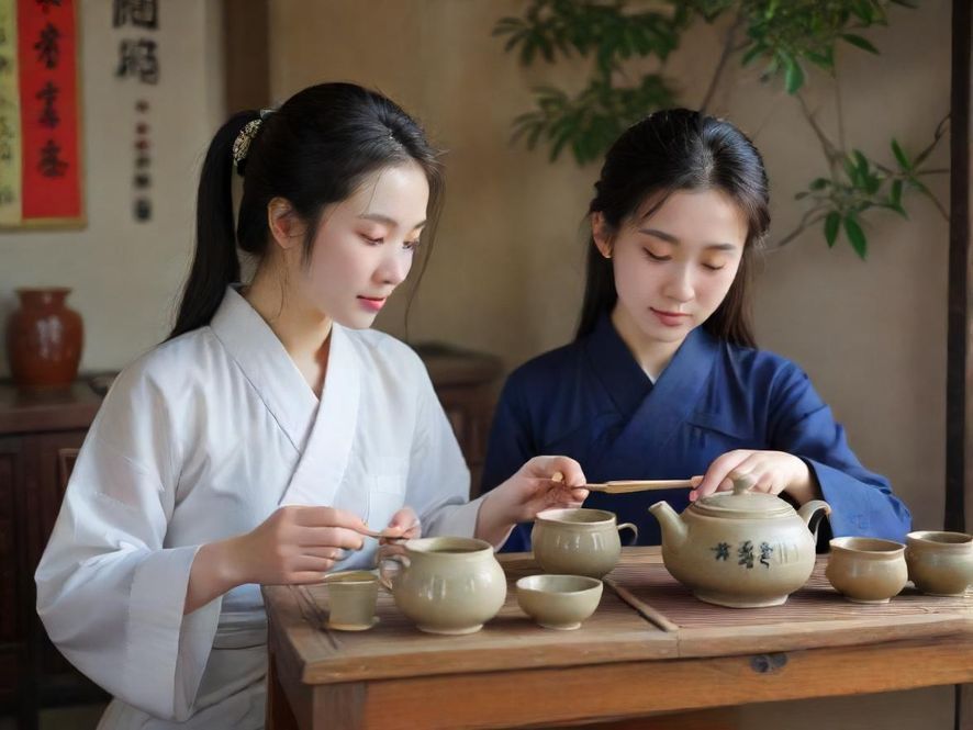 精致茶具