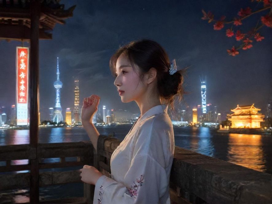 抽象的网络连接图，象征信息交流