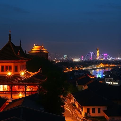 广州璀璨夜景