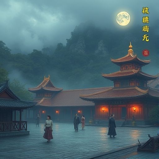 广州某休闲会所的夜间入口