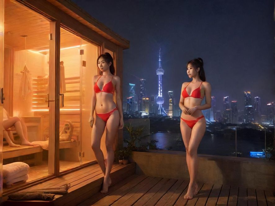 广州桑拿会所入口，灯火通明，现代设计感十足，等待你的到来