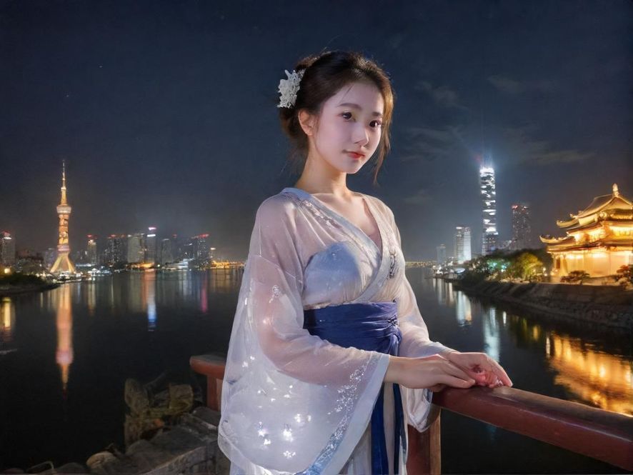 品凤阁会所夜景灯光璀璨