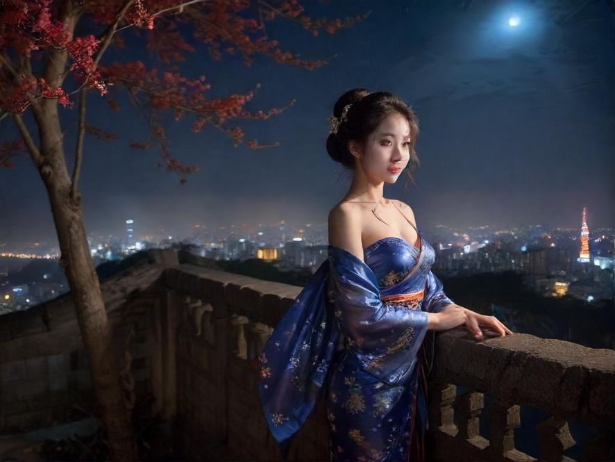 深圳璀璨夜景鸟瞰