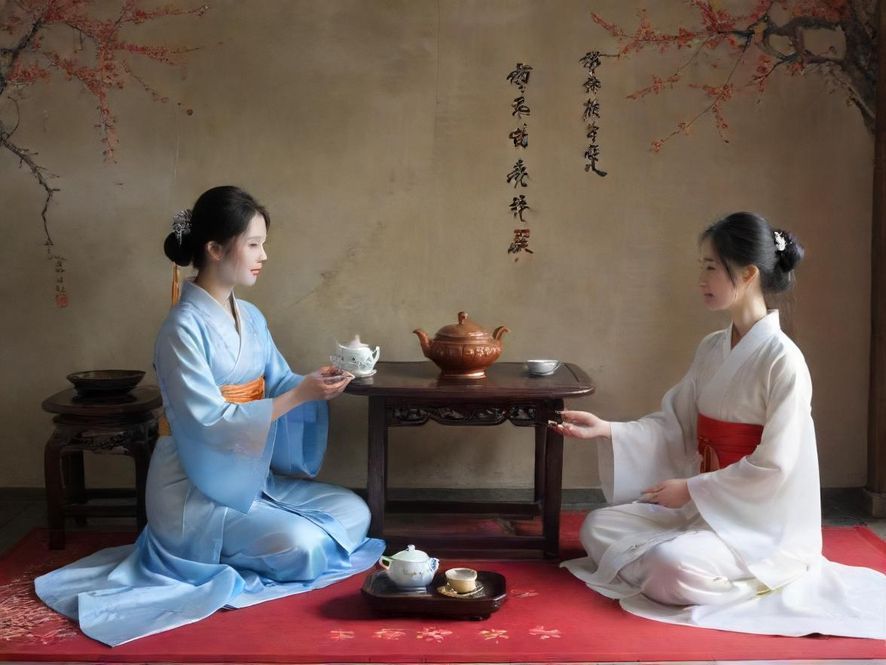 舒适私密的会所茶歇区，象征放松和交流的空间