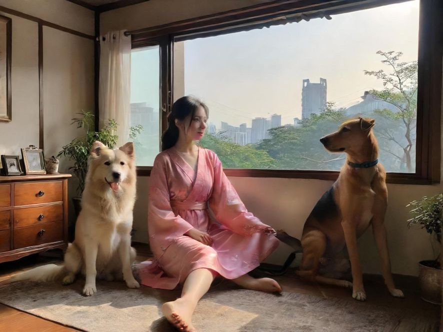 在咖啡馆里浏览QM犬马之家论坛