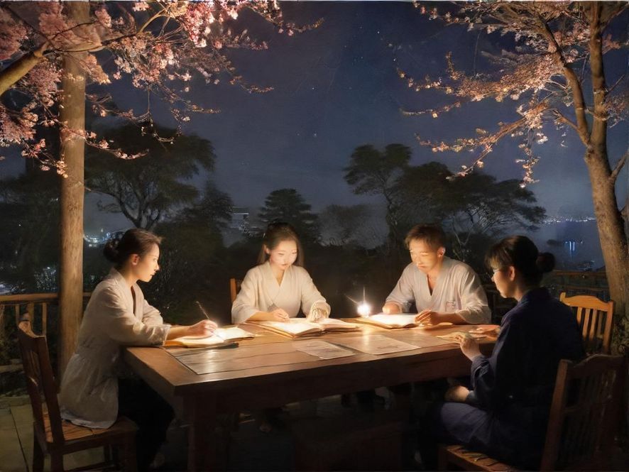 广州夜生活聚会场景