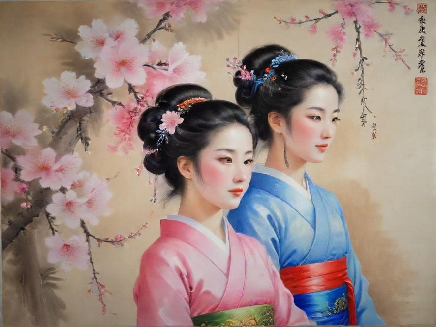 一幅艺术化的城市街角插画，远处是高楼，近处是巷口，有种探索感