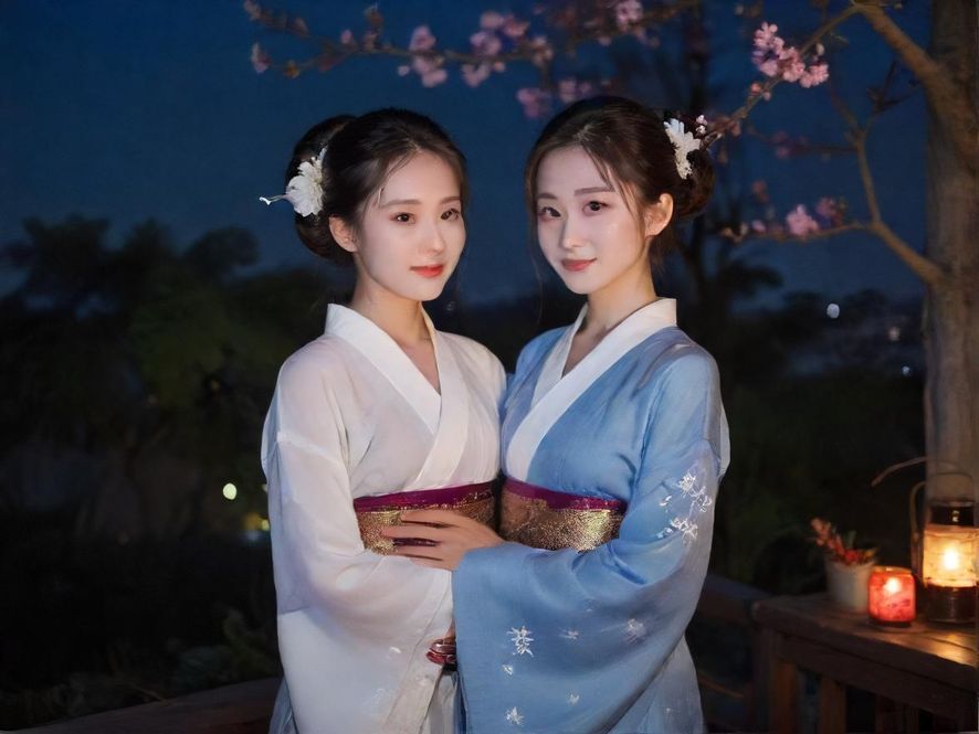 高端桑拿会所夜景