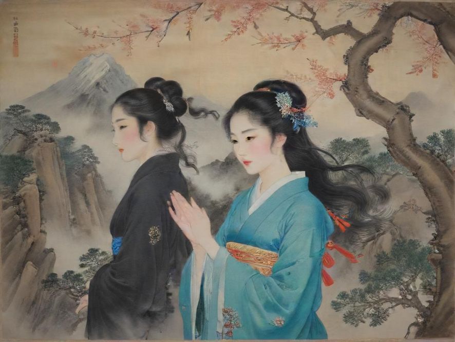 一个人在私密空间中放松身心。