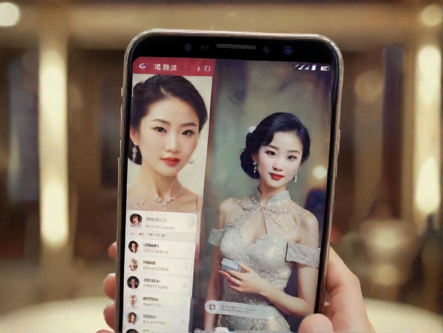 手机屏幕上显示着一个休闲娱乐社区论坛