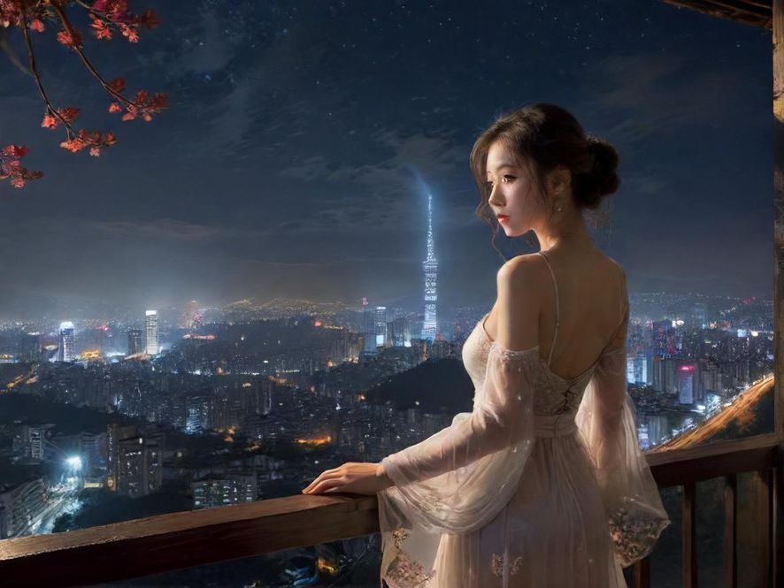 广州夜场会所外部夜景