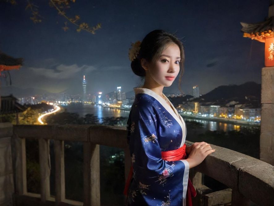 深圳夜景，灯火辉煌