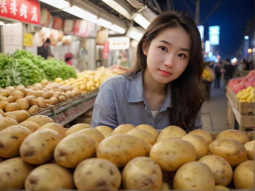 广州Potato楼风群周边夜景风光
