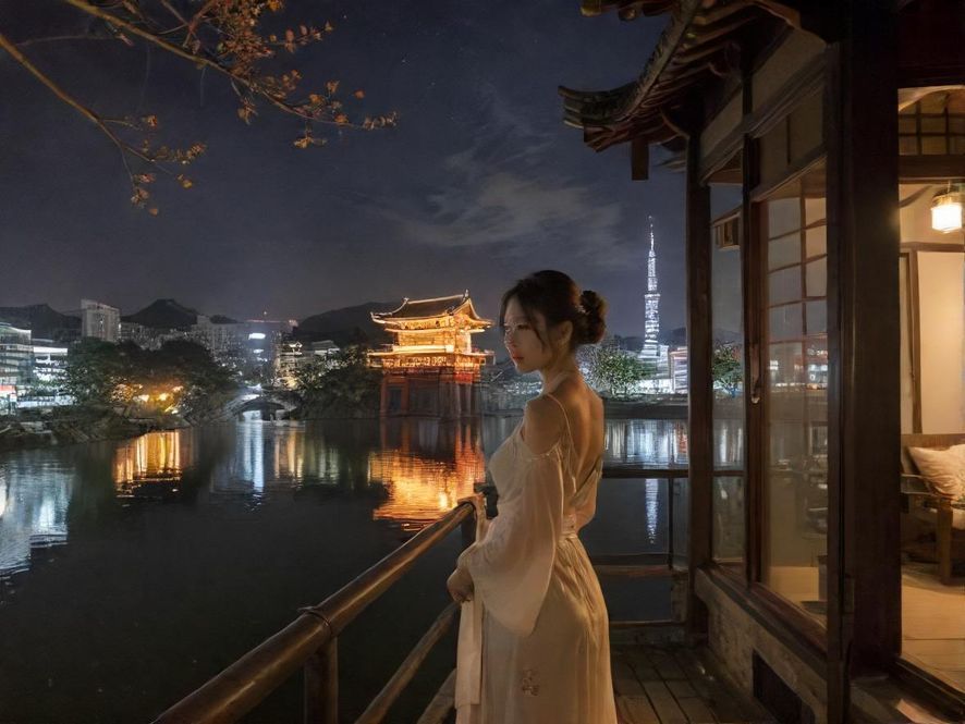 夜场教室场景