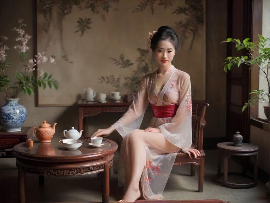 白云区98会所茶艺休闲区