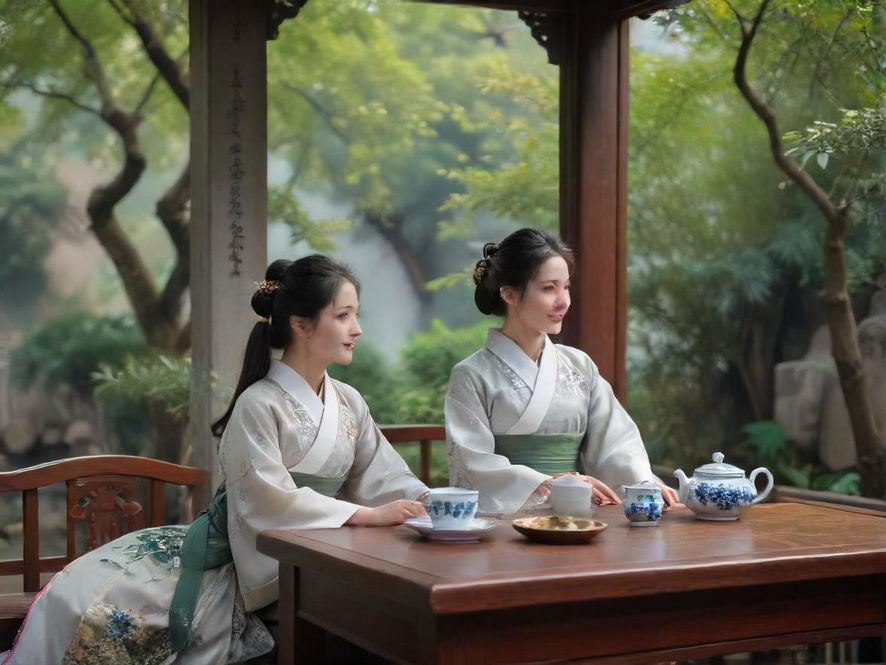广州品茶阁qm茶室实景图