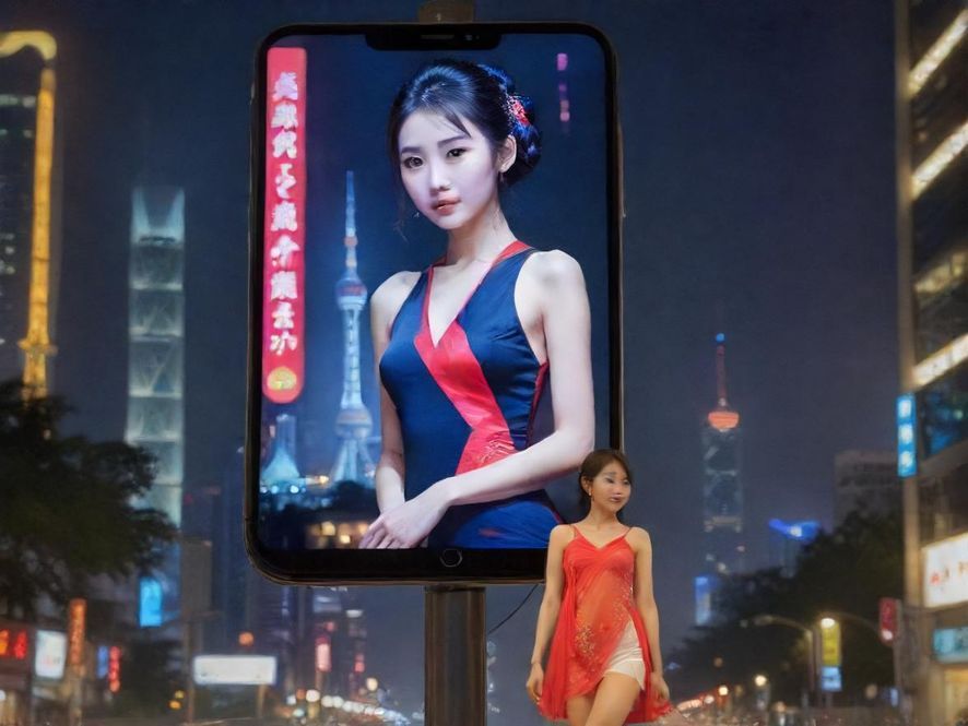 手机屏幕上显示广州品花论坛内容
