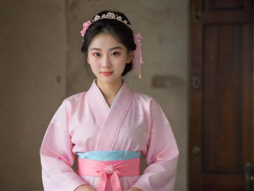一位女士在私密包厢中享受放松服务，侧面特写，光线柔和