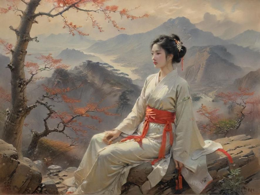 一位佛山女生在咖啡馆里轻松愉快地兼职