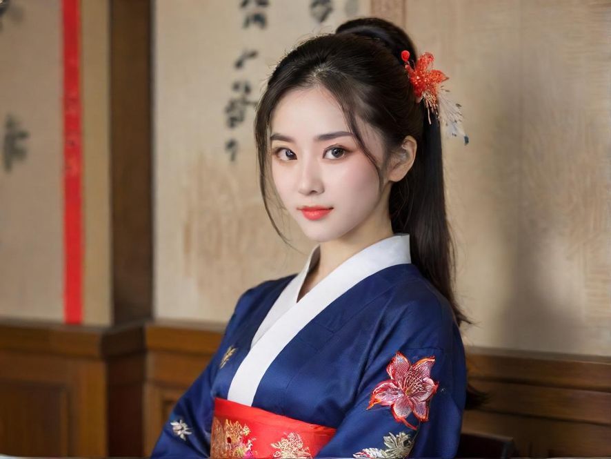 一位气质优雅的深圳熟女在光影交错的雅致会所中,侧面特写,展现知性魅力。