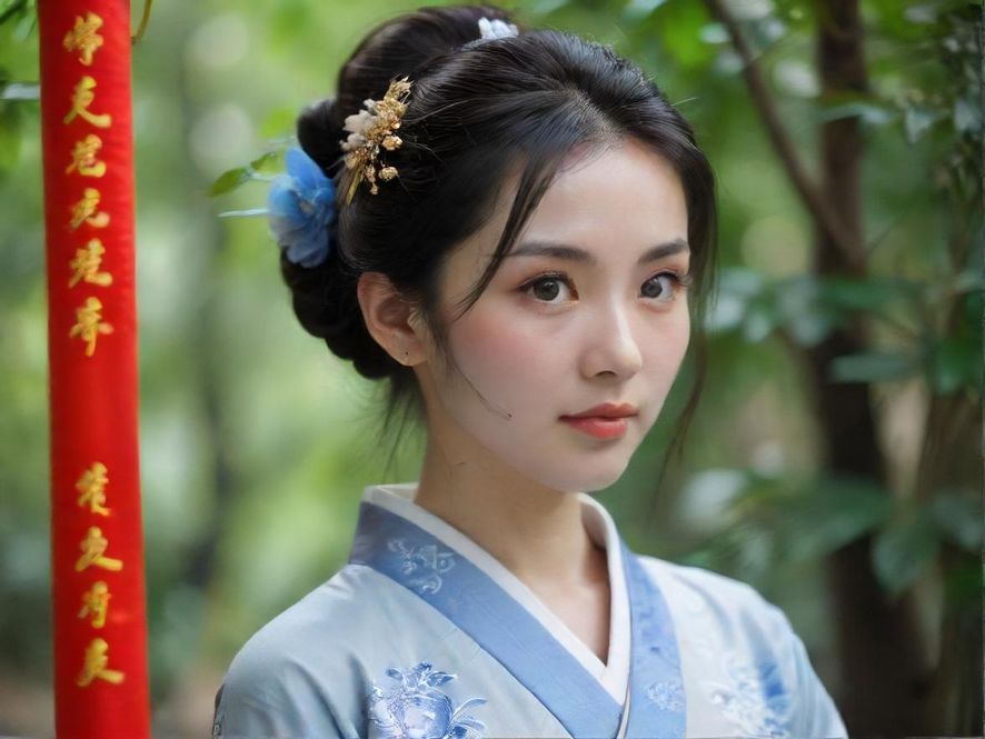 一位年轻女性在宁静私密的茶室中,专注于品味茶香,神情放松,享受着片刻的宁静。