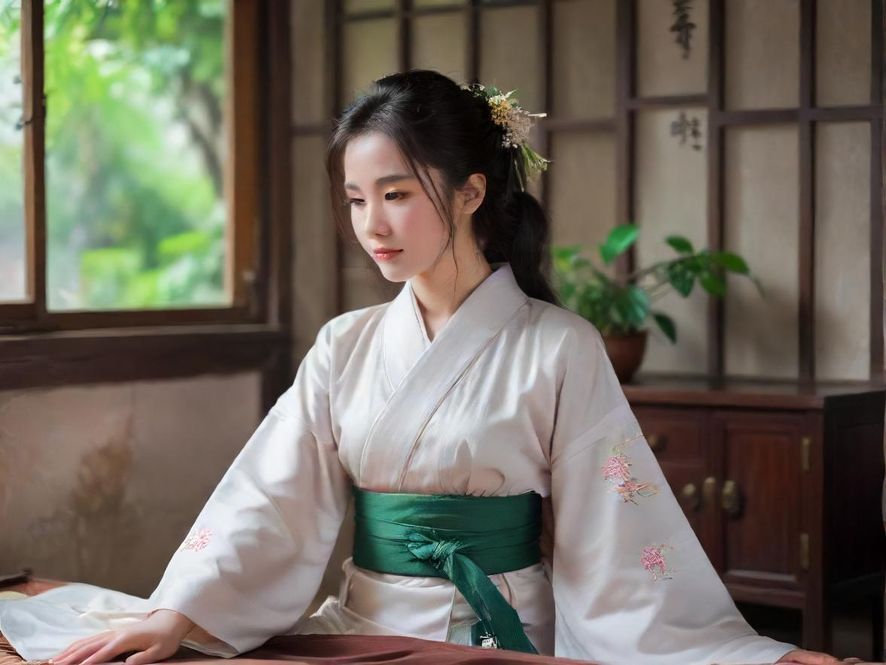 一位面带微笑的现代都市女性，身着舒适的居家服，坐在洒满阳光的阳台上，手中端着一杯热气腾腾的嫩茶，享受着片刻的宁静与放松。