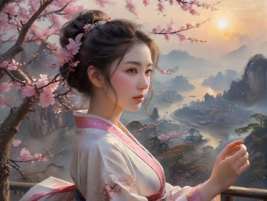 一名年轻女性在手机上滑动浏览阡陌同城社区的应用界面，屏幕上展示着各种丰富多彩的同城活动和兴趣小组，背景是繁忙的城市街景。