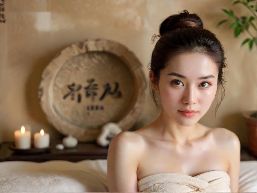 暖石上升起薄雾