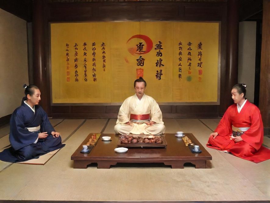 一个私密会所内部,灯光柔和,装饰奢华